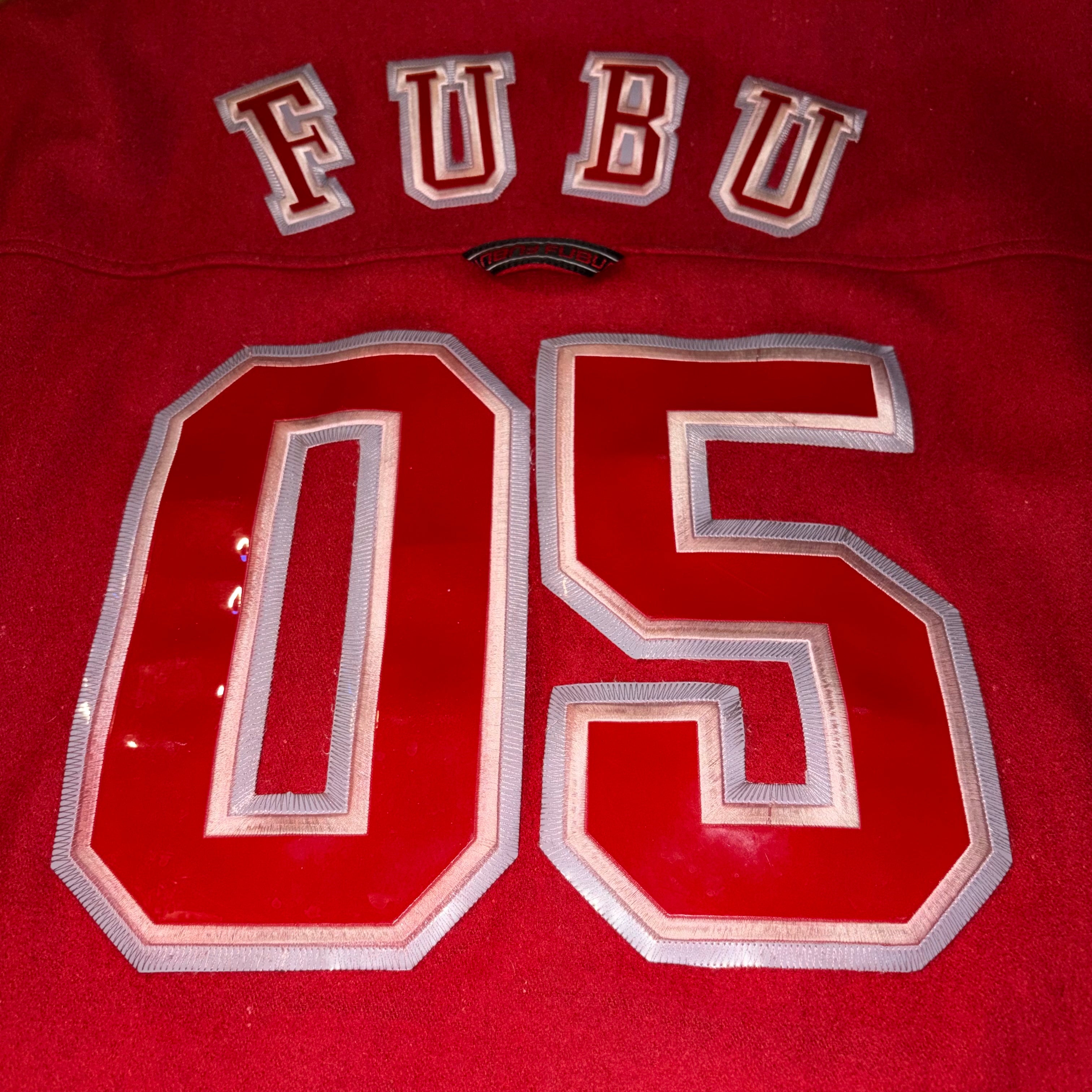 Bomber in Pelle e Lana FUBU Cityseries New York Vintage (XL)