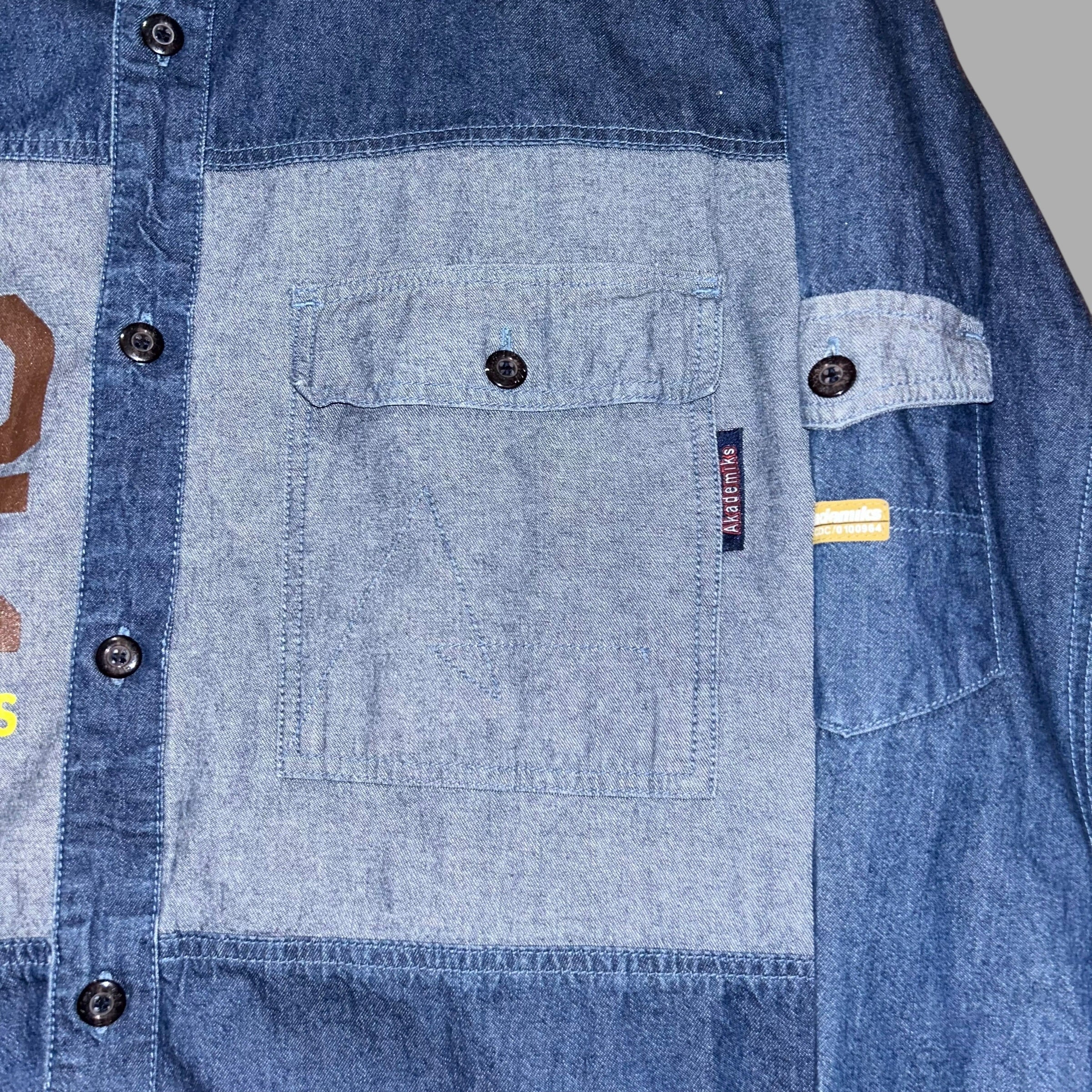 Giacca in Jeans Akademiks Vintage (XL)