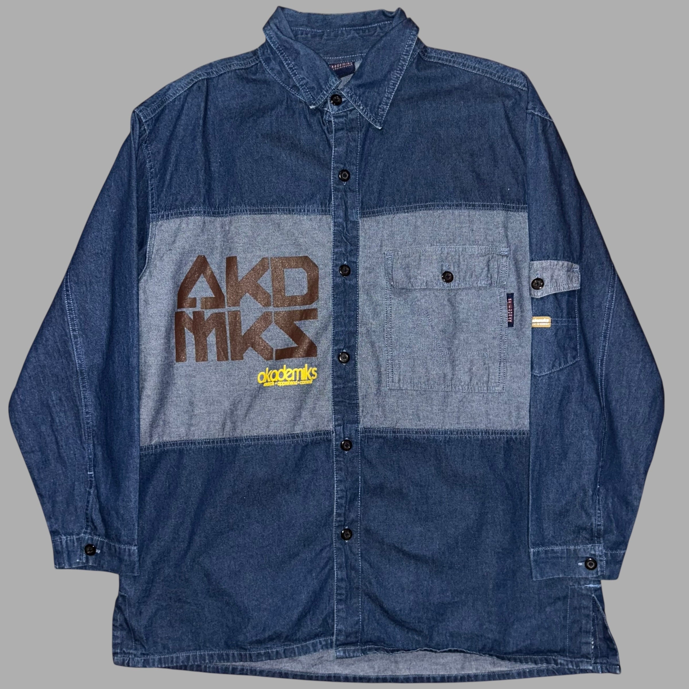 Giacca in Jeans Akademiks Vintage (XL)