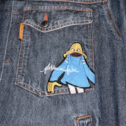 Giacca in Jeans Platinum FUBU Fat Albert  (L)