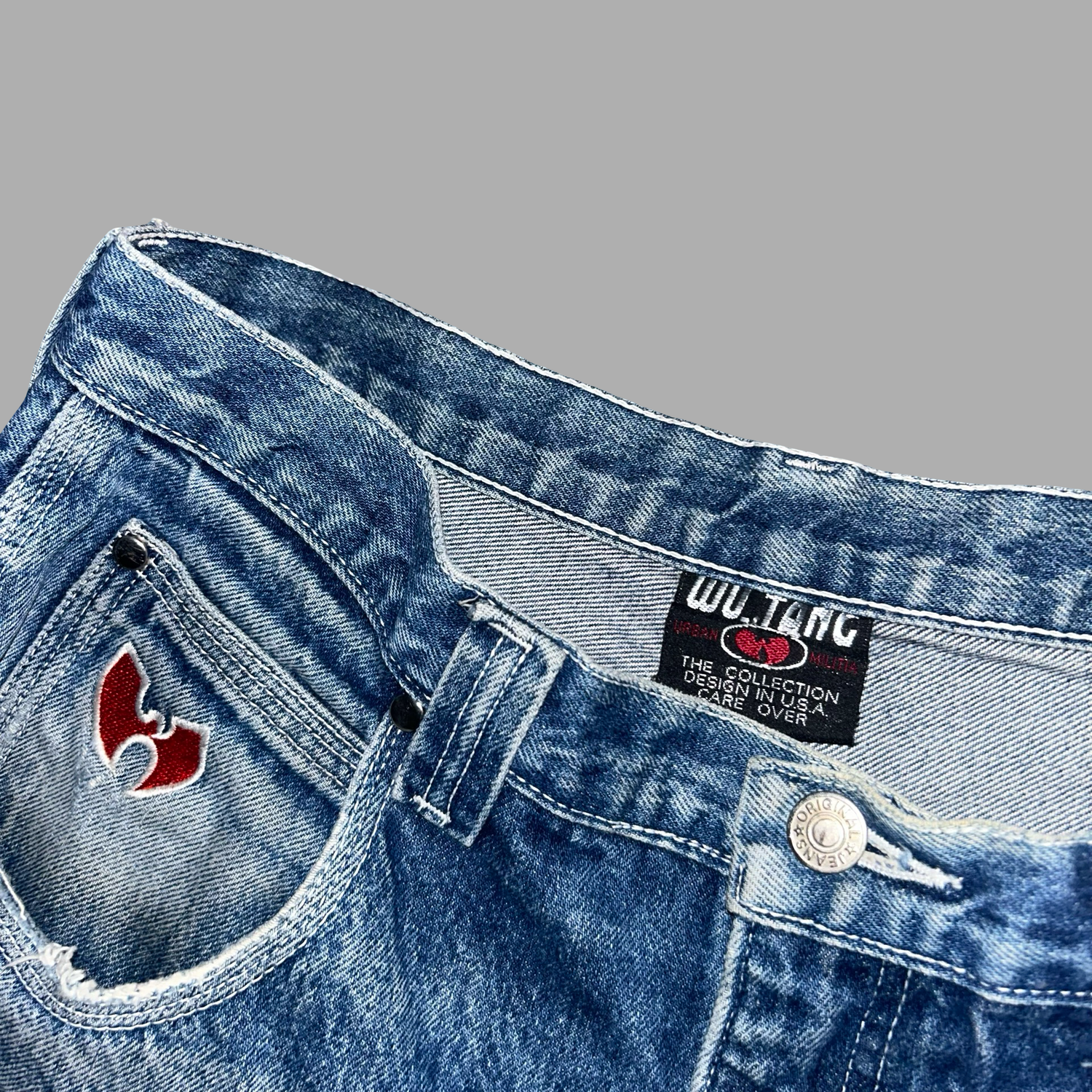 Baggy Shorts Wu-Wear Wutang Clan Vintage (26 USA  XS)