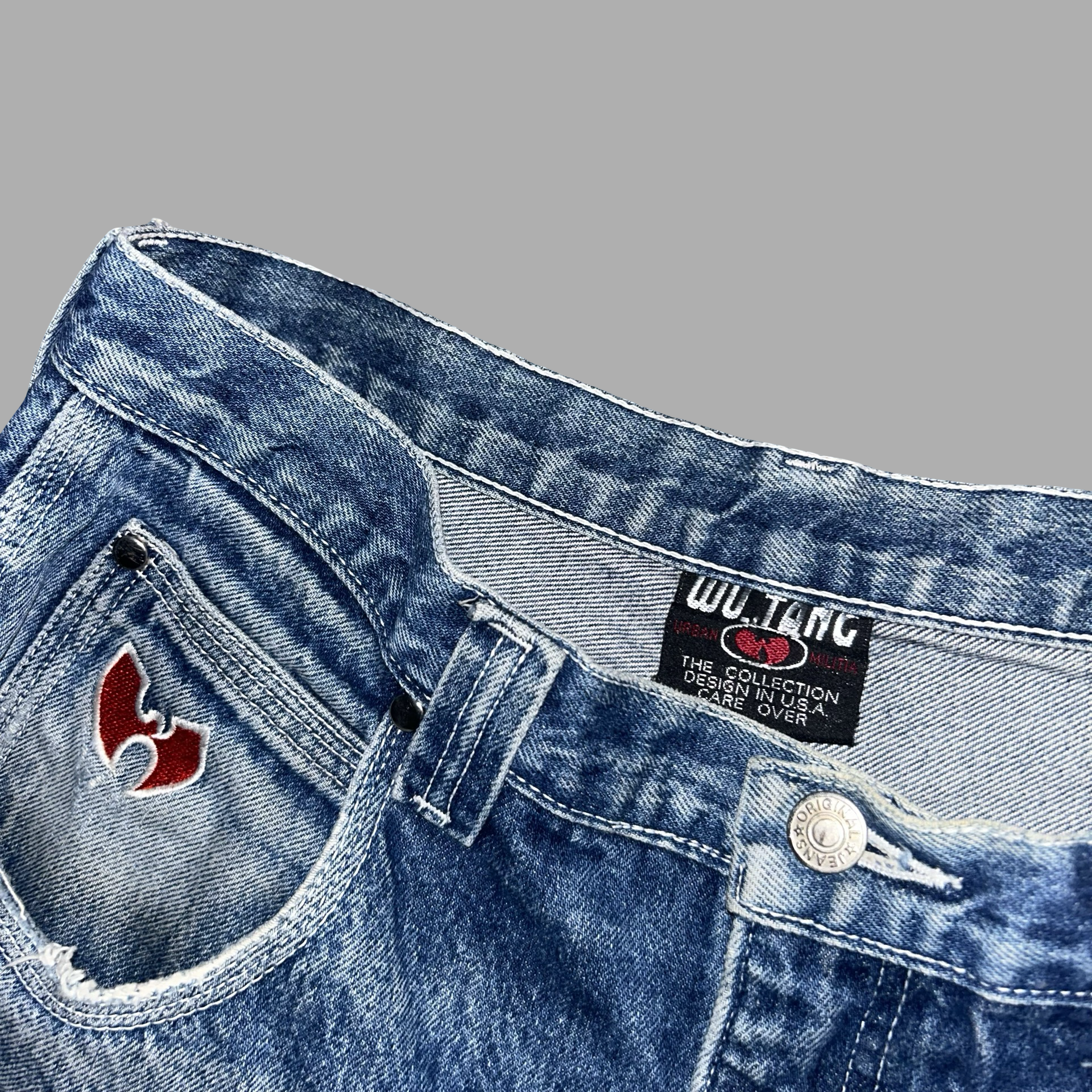 Baggy Shorts Wu-Wear Wutang Clan Vintage (26 USA  XS)