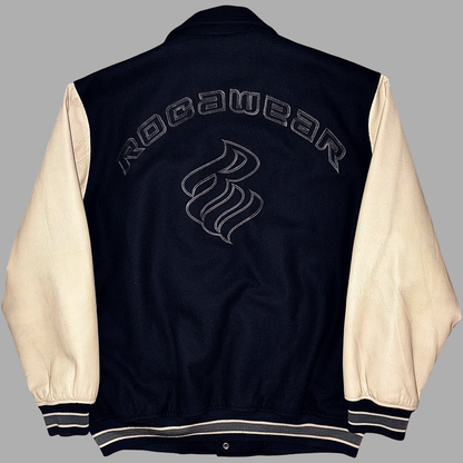 Bomber in Pelle e lana RocaWear Vintage  (XL)