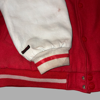 Bomber in Pelle e Lana FUBU Cityseries New York Vintage  (XL)