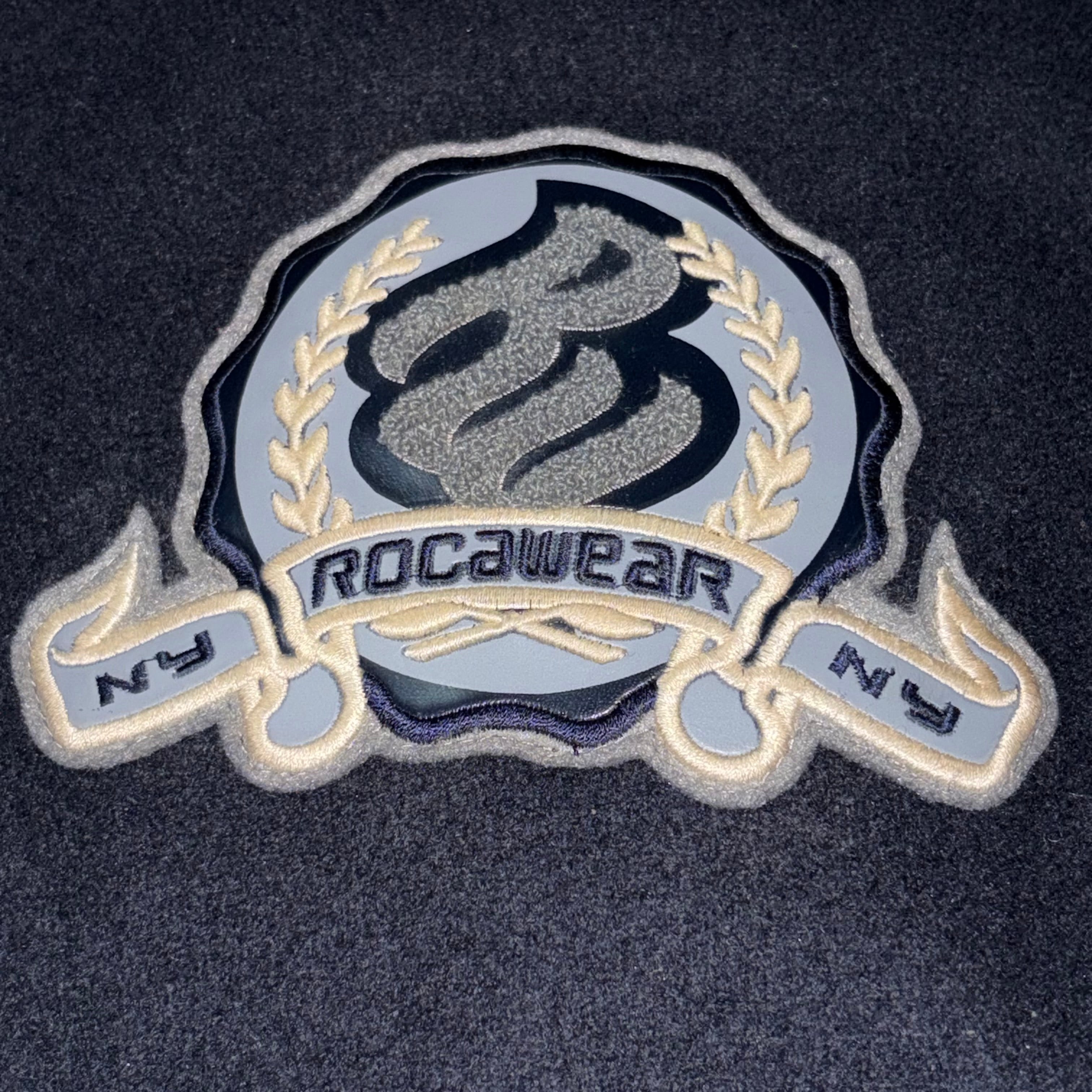 Bomber in Pelle e lana RocaWear Vintage  (XL)