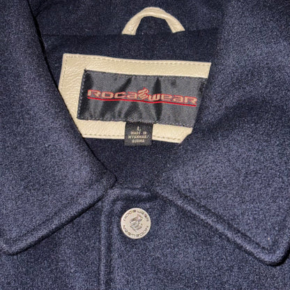 Bomber in Pelle e lana RocaWear Vintage  (XL)