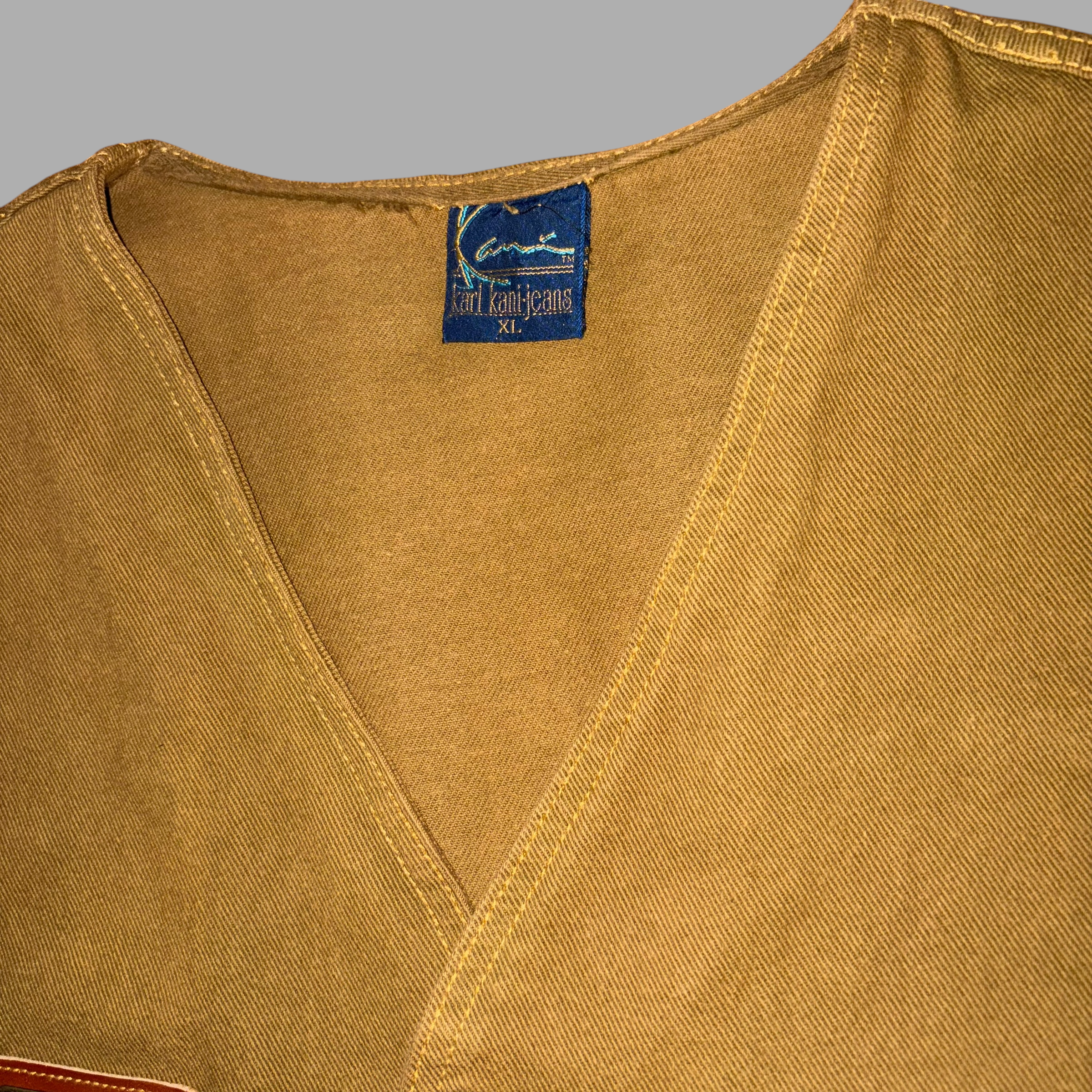 Smanicato In Jeans Karl Kani Vintage 90s (XXL)