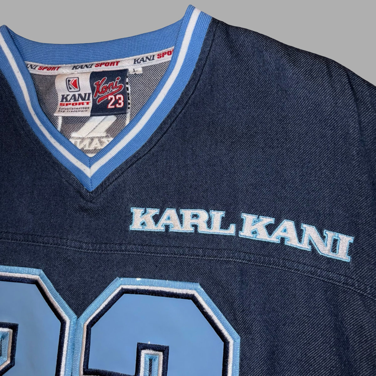 Jersey in Jeans Karl Kani vintage (XL)
