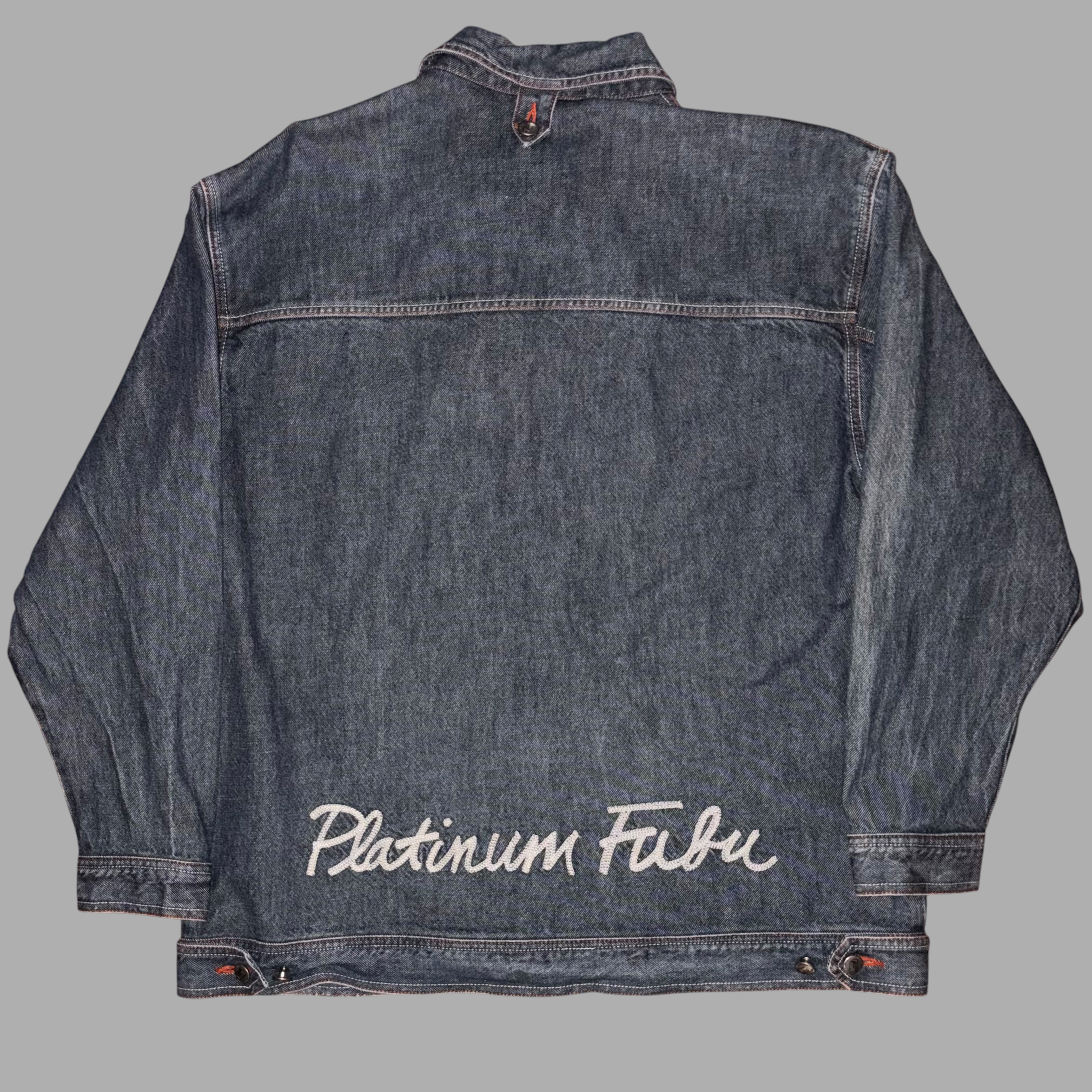 Giacca in Jeans Platinum FUBU Fat Albert  (L)