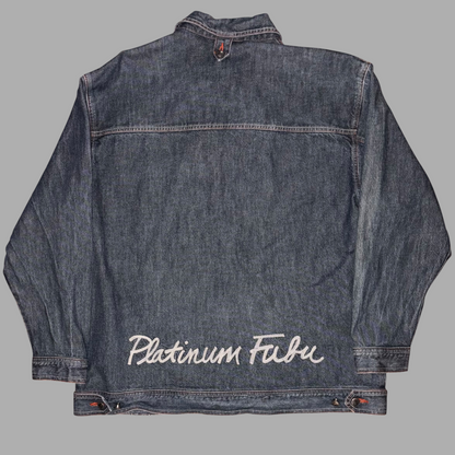 Giacca in Jeans Platinum FUBU Fat Albert  (L)