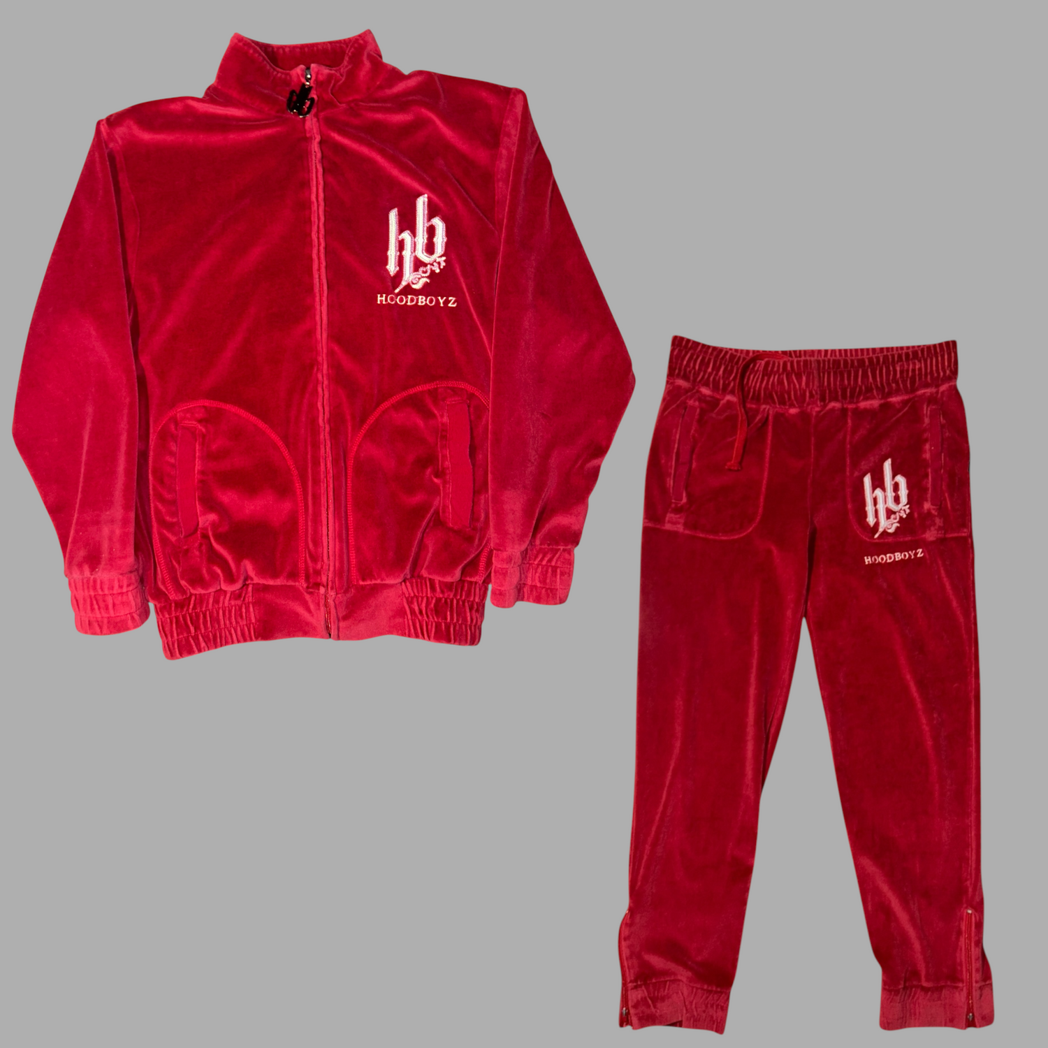 Completo Hoodboyz Vintage in velluto  (M)