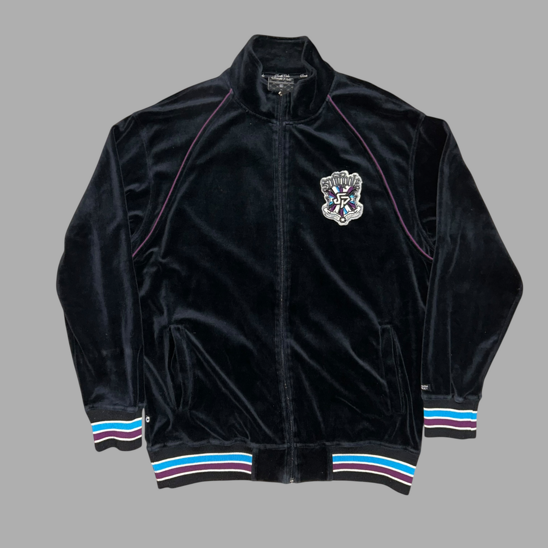 Felpa SouthPole Vintage in velluto (XL)