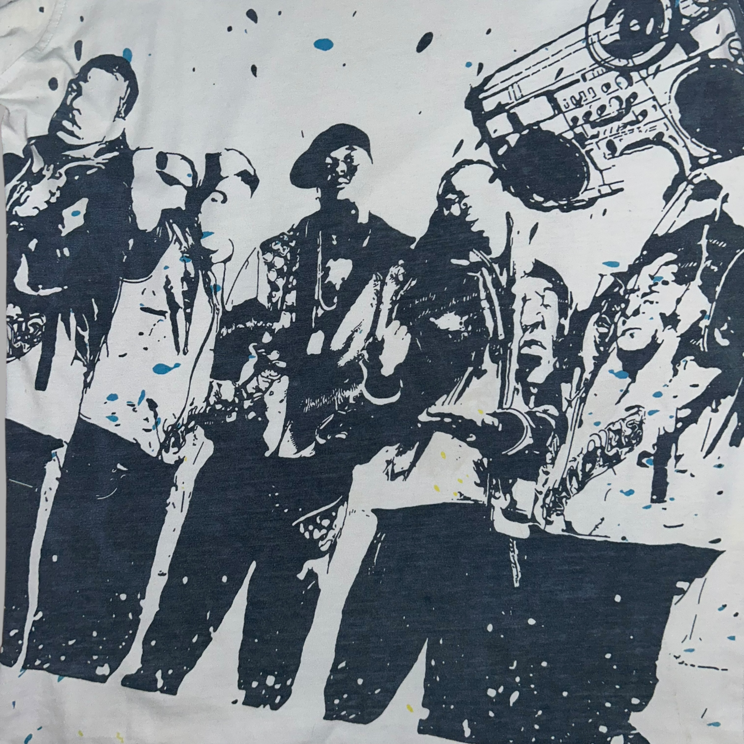 T-shirt RAW BLUE  (L)