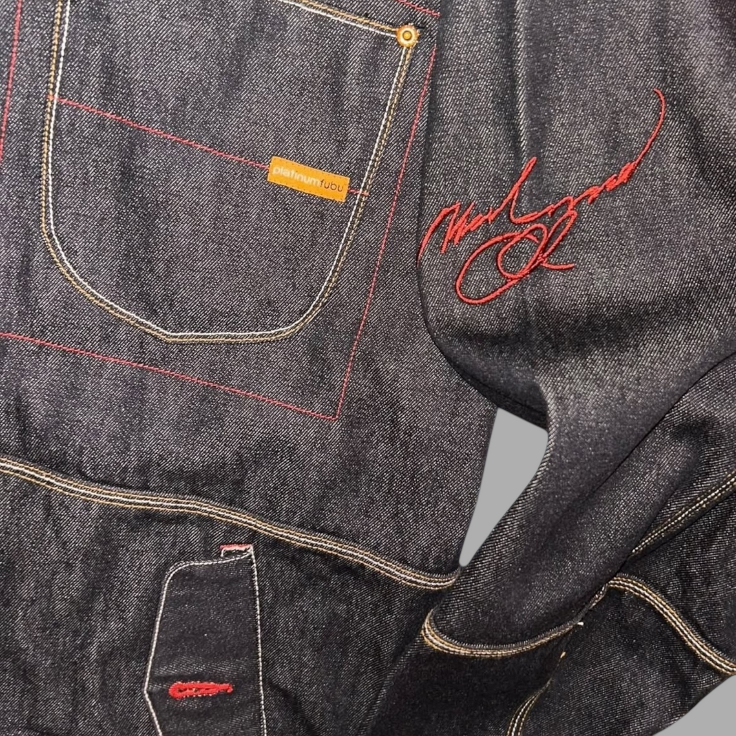 Giacca in jeans Platinum FUBU Muhammad Ali Vintage  (XL)